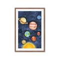 Picture of Watercolour Solar System I _GroupedProduct_Rectangle_Portrait_Mini_ _GroupedProduct_Rectangle_Portrait_Framed_Matted_