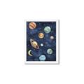 Picture of Watercolour Solar System II _GroupedProduct_Rectangle_Portrait_Mini_ _GroupedProduct_Rectangle_Portrait_Framed_Matted_