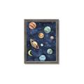 Picture of Watercolour Solar System II _GroupedProduct_Rectangle_Portrait_Mini_ _GroupedProduct_Rectangle_Portrait_Framed_Matted_