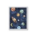Picture of Watercolour Solar System II _GroupedProduct_Rectangle_Portrait_Mini_ _GroupedProduct_Rectangle_Portrait_Framed_Matted_