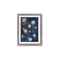Picture of Watercolour Solar System II _GroupedProduct_Rectangle_Portrait_Mini_ _GroupedProduct_Rectangle_Portrait_Framed_Matted_