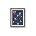 Picture of Watercolour Solar System II _GroupedProduct_Rectangle_Portrait_Mini_ _GroupedProduct_Rectangle_Portrait_Framed_Matted_