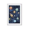 Picture of Watercolour Solar System II _GroupedProduct_Rectangle_Portrait_Mini_ _GroupedProduct_Rectangle_Portrait_Framed_Matted_