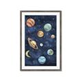 Picture of Watercolour Solar System II _GroupedProduct_Rectangle_Portrait_Mini_ _GroupedProduct_Rectangle_Portrait_Framed_Matted_