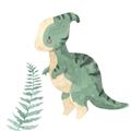 Picture of Cute Dinosaur III _GroupedProduct_Square_Mini_ _GroupedProduct_Square_Unframed_Print_Only_