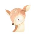 Picture of Deer Face _GroupedProduct_Square_Mini_ _GroupedProduct_Square_Unframed_Print_Only_