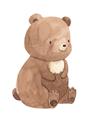Picture of Woodland animals Bear _GroupedProduct_Rectangle_Portrait_Mini_ _GroupedProduct_Rectangle_Portrait_Unframed_Print_Only_