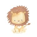 Picture of Lovely Lion _GroupedProduct_Square_Mini_ _GroupedProduct_Square_Unframed_Print_Only_