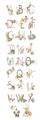 Picture of Woodland animals Alphabet _GroupedProduct_Panel_Portrait_Mini_ _GroupedProduct_Panel_Portrait_Unframed_Print_Only_