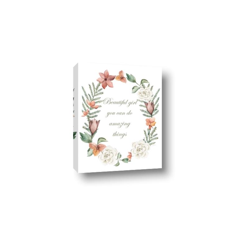 Picture of Beautiful Girl Wreath _GroupedProduct_Rectangle_Portrait_Mini_ _GroupedProduct_Rectangle_Portrait_Canvas_