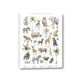 Picture of African wild animals I _GroupedProduct_Rectangle_Portrait_Mini_ _GroupedProduct_Rectangle_Portrait_Canvas_