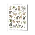 Picture of African wild animals I _GroupedProduct_Rectangle_Portrait_Mini_ _GroupedProduct_Rectangle_Portrait_Canvas_