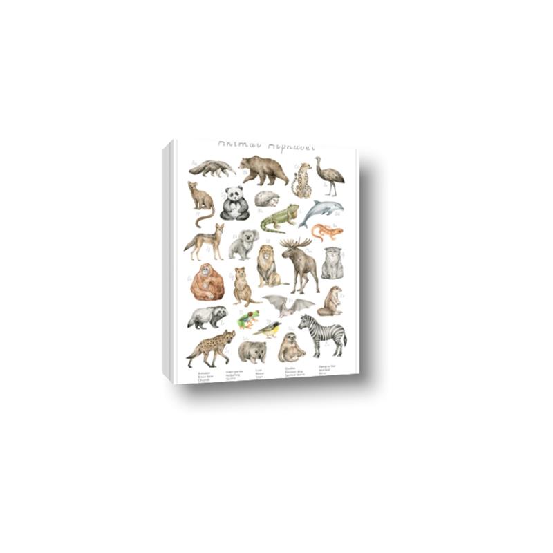 Picture of Cute Wild Animals I _GroupedProduct_Rectangle_Portrait_Mini_ _GroupedProduct_Rectangle_Portrait_Canvas_