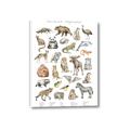 Picture of Cute Wild Animals I _GroupedProduct_Rectangle_Portrait_Mini_ _GroupedProduct_Rectangle_Portrait_Canvas_