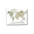 Picture of World Map with Animals CC _GroupedProduct_Rectangle_Landscape_Mini_ _GroupedProduct_Rectangle_Landscape_Canvas_