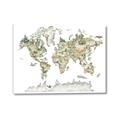 Picture of World Map with Animals CC _GroupedProduct_Rectangle_Landscape_Mini_ _GroupedProduct_Rectangle_Landscape_Canvas_