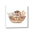 Picture of Watercolor Noahs Ark _GroupedProduct_Square_Mini_ _GroupedProduct_Square_Canvas_