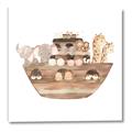 Picture of Watercolor Noahs Ark _GroupedProduct_Square_Mini_ _GroupedProduct_Square_Canvas_