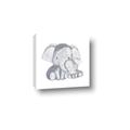 Picture of Mother and baby elephant _GroupedProduct_Square_Mini_ _GroupedProduct_Square_Canvas_