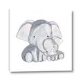 Picture of Mother and baby elephant _GroupedProduct_Square_Mini_ _GroupedProduct_Square_Canvas_