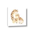 Picture of Mother and baby Giraffe _GroupedProduct_Square_Mini_ _GroupedProduct_Square_Canvas_