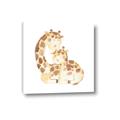Picture of Mother and baby Giraffe _GroupedProduct_Square_Mini_ _GroupedProduct_Square_Canvas_