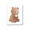 Picture of Woodland animals Bear _GroupedProduct_Rectangle_Portrait_Mini_ _GroupedProduct_Rectangle_Portrait_Canvas_