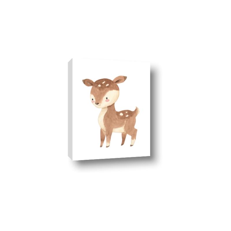 Picture of Woodland animals Deer _GroupedProduct_Rectangle_Portrait_Mini_ _GroupedProduct_Rectangle_Portrait_Canvas_