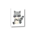 Picture of Woodland animals Raccoon _GroupedProduct_Rectangle_Portrait_Mini_ _GroupedProduct_Rectangle_Portrait_Canvas_