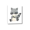 Picture of Woodland animals Raccoon _GroupedProduct_Rectangle_Portrait_Mini_ _GroupedProduct_Rectangle_Portrait_Canvas_