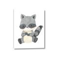 Picture of Woodland animals Raccoon _GroupedProduct_Rectangle_Portrait_Mini_ _GroupedProduct_Rectangle_Portrait_Canvas_
