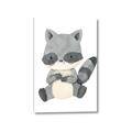 Picture of Woodland animals Raccoon _GroupedProduct_Rectangle_Portrait_Mini_ _GroupedProduct_Rectangle_Portrait_Canvas_