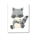 Picture of Woodland animals Raccoon _GroupedProduct_Rectangle_Portrait_Mini_ _GroupedProduct_Rectangle_Portrait_Canvas_
