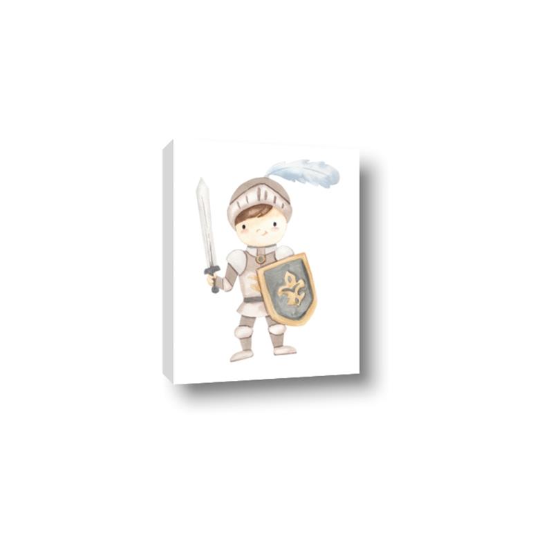 Picture of knight illustration for kids I _GroupedProduct_Rectangle_Portrait_Mini_ _GroupedProduct_Rectangle_Portrait_Canvas_