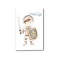 Picture of knight illustration for kids I _GroupedProduct_Rectangle_Portrait_Mini_ _GroupedProduct_Rectangle_Portrait_Canvas_