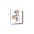 Picture of knight illustration for kids II _GroupedProduct_Rectangle_Portrait_Mini_ _GroupedProduct_Rectangle_Portrait_Canvas_