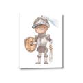 Picture of knight illustration for kids II _GroupedProduct_Rectangle_Portrait_Mini_ _GroupedProduct_Rectangle_Portrait_Canvas_