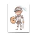 Picture of knight illustration for kids II _GroupedProduct_Rectangle_Portrait_Mini_ _GroupedProduct_Rectangle_Portrait_Canvas_