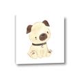 Picture of Watercolor Pug _GroupedProduct_Square_Mini_ _GroupedProduct_Square_Canvas_