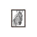 Picture of Sketched Zebras _GroupedProduct_Rectangle_Portrait_Mini_ _GroupedProduct_Rectangle_Portrait_Canvas_Framed_