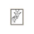 Picture of Sketched Giraffe _GroupedProduct_Rectangle_Portrait_Mini_ _GroupedProduct_Rectangle_Portrait_Canvas_Framed_