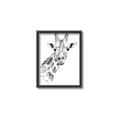 Picture of Sketched Giraffe _GroupedProduct_Rectangle_Portrait_Mini_ _GroupedProduct_Rectangle_Portrait_Canvas_Framed_