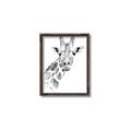 Picture of Sketched Giraffe _GroupedProduct_Rectangle_Portrait_Mini_ _GroupedProduct_Rectangle_Portrait_Canvas_Framed_