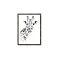 Picture of Sketched Giraffe _GroupedProduct_Rectangle_Portrait_Mini_ _GroupedProduct_Rectangle_Portrait_Canvas_Framed_