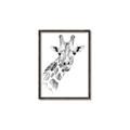 Picture of Sketched Giraffe _GroupedProduct_Rectangle_Portrait_Mini_ _GroupedProduct_Rectangle_Portrait_Canvas_Framed_