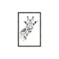 Picture of Sketched Giraffe _GroupedProduct_Rectangle_Portrait_Mini_ _GroupedProduct_Rectangle_Portrait_Canvas_Framed_