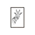 Picture of Sketched Giraffe _GroupedProduct_Rectangle_Portrait_Mini_ _GroupedProduct_Rectangle_Portrait_Canvas_Framed_