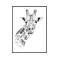 Picture of Sketched Giraffe _GroupedProduct_Rectangle_Portrait_Mini_ _GroupedProduct_Rectangle_Portrait_Canvas_Framed_