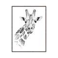 Picture of Sketched Giraffe _GroupedProduct_Rectangle_Portrait_Mini_ _GroupedProduct_Rectangle_Portrait_Canvas_Framed_