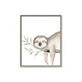 Picture of Kid sloth _GroupedProduct_Rectangle_Portrait_Mini_ _GroupedProduct_Rectangle_Portrait_Canvas_Framed_